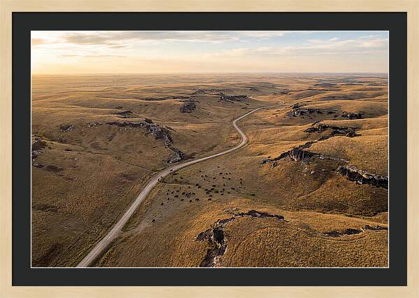 Kansas Flint Hills From Above