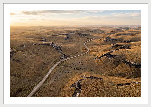 Kansas Flint Hills From Above