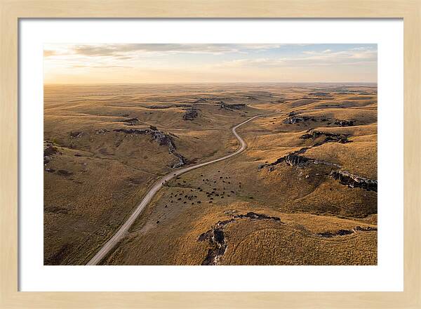 Kansas Flint Hills From Above