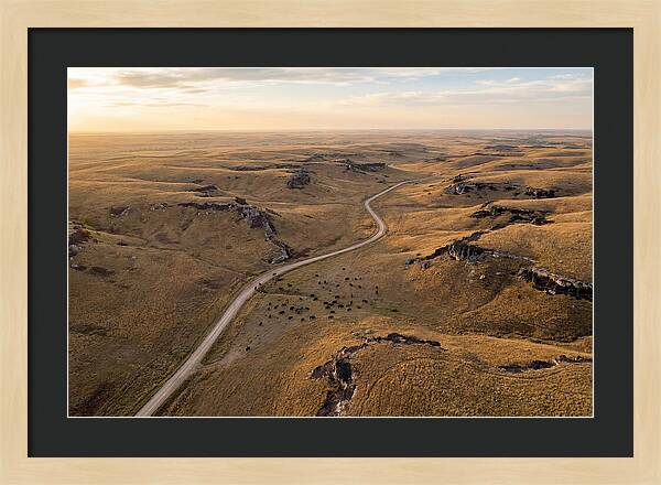 Kansas Flint Hills From Above