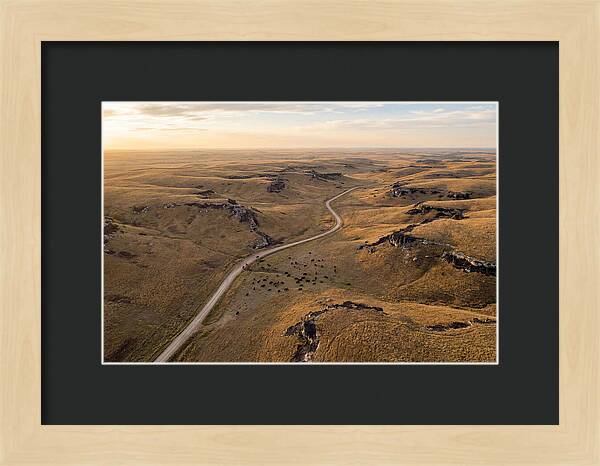 Kansas Flint Hills From Above