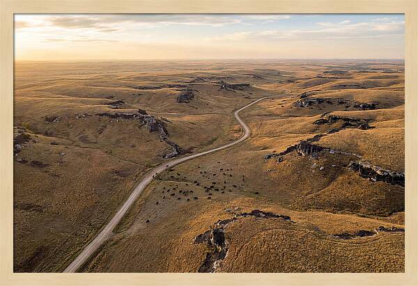 Kansas Flint Hills From Above