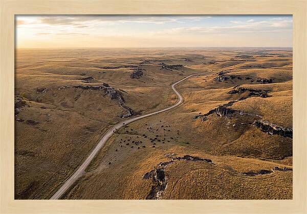 Kansas Flint Hills From Above