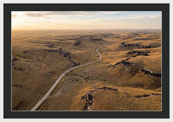 Kansas Flint Hills From Above