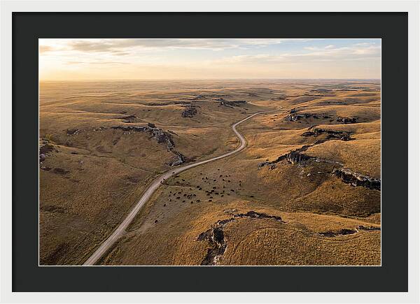 Kansas Flint Hills From Above