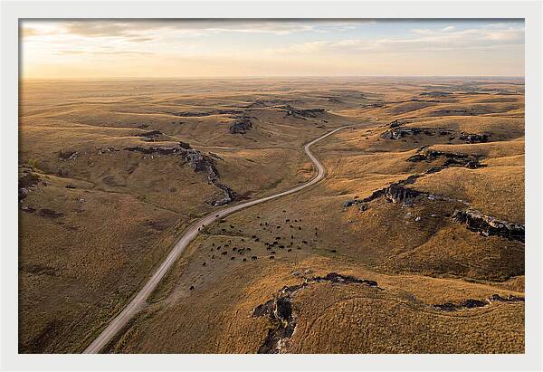 Kansas Flint Hills From Above