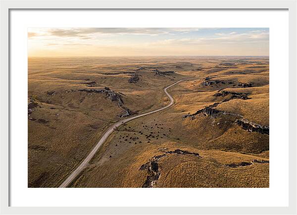 Kansas Flint Hills From Above