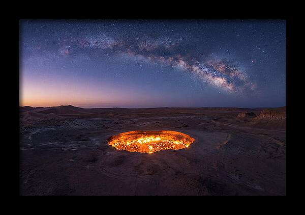 Karakum Desert Twilight Glow