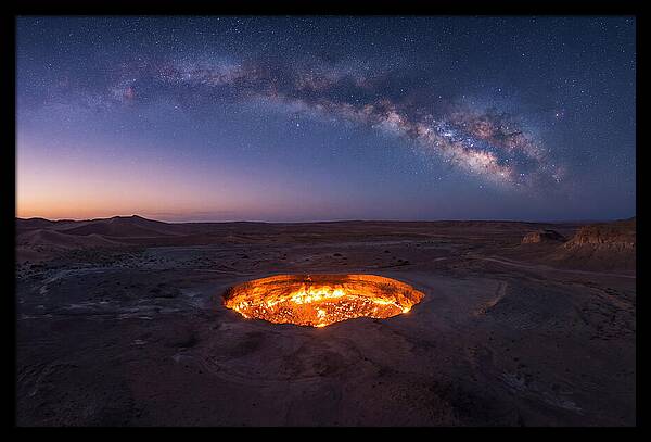Karakum Desert Twilight Glow