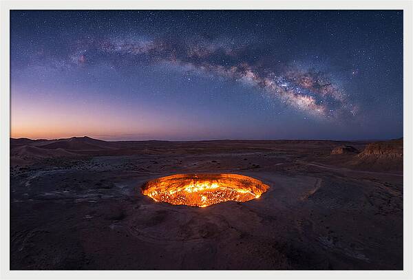 Karakum Desert Twilight Glow
