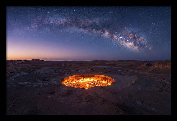 Karakum Desert Twilight Glow