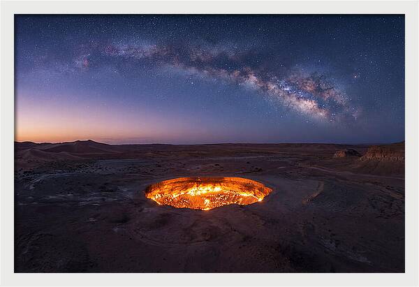 Karakum Desert Twilight Glow