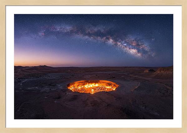 Karakum Desert Twilight Glow