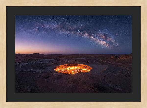 Karakum Desert Twilight Glow