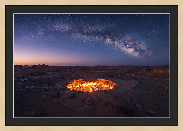 Karakum Desert Twilight Glow