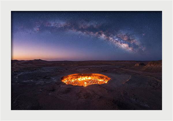 Karakum Desert Twilight Glow