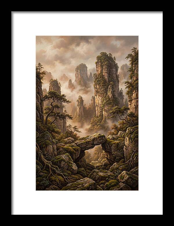 Karst Tower Landscape With Mist