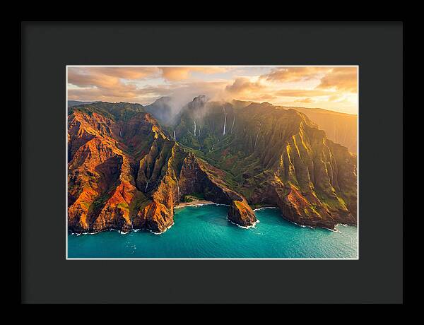 Kauais Majestic Coastline At Dusk