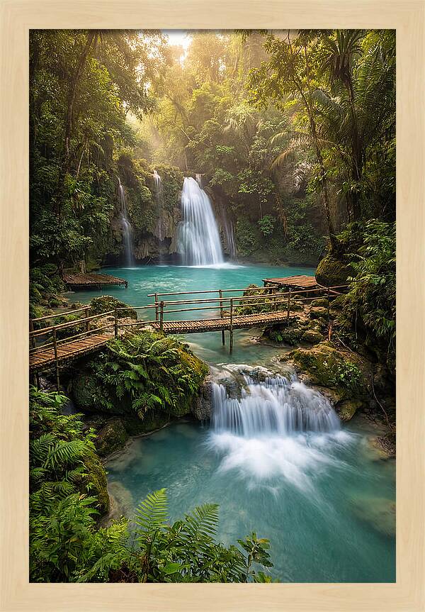 Kawasan Falls At Golden Hour