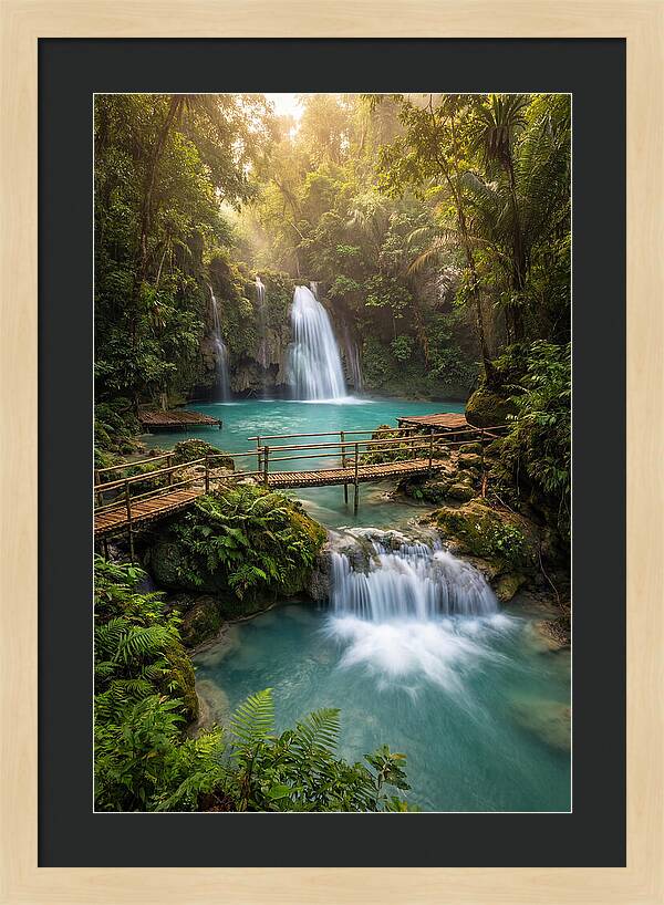 Kawasan Falls At Golden Hour