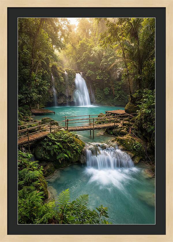 Kawasan Falls At Golden Hour