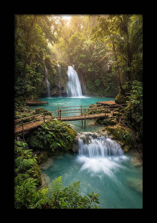 Kawasan Falls At Golden Hour
