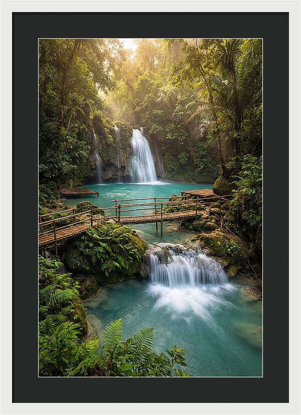 Kawasan Falls At Golden Hour
