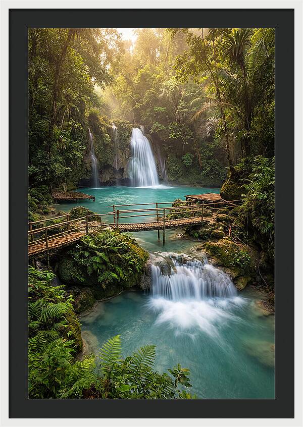 Kawasan Falls At Golden Hour