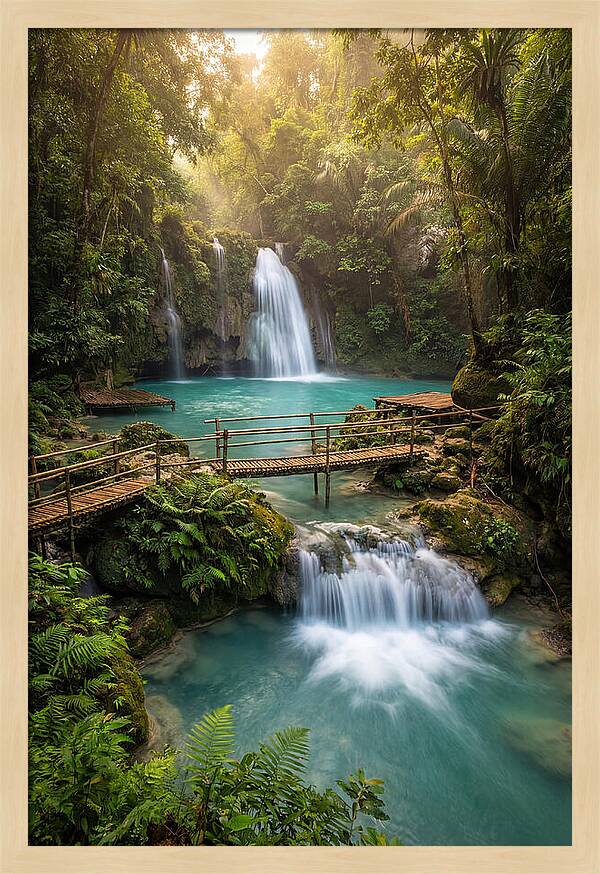 Kawasan Falls At Golden Hour