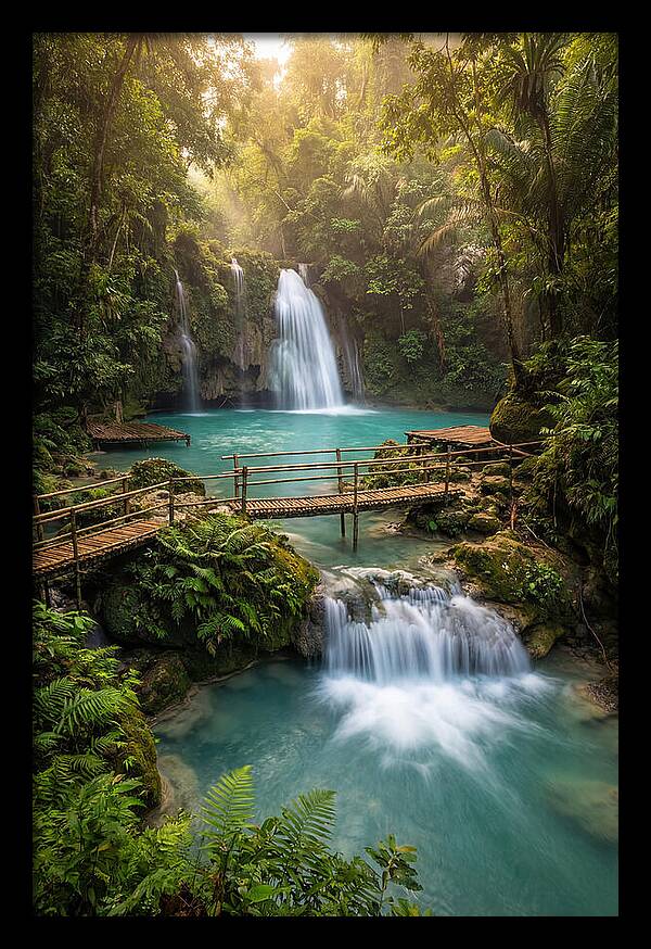 Kawasan Falls At Golden Hour