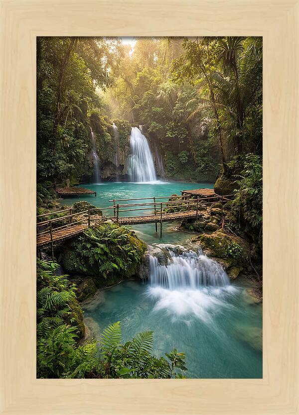 Kawasan Falls At Golden Hour