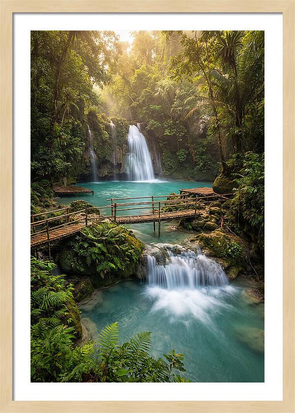 Kawasan Falls At Golden Hour