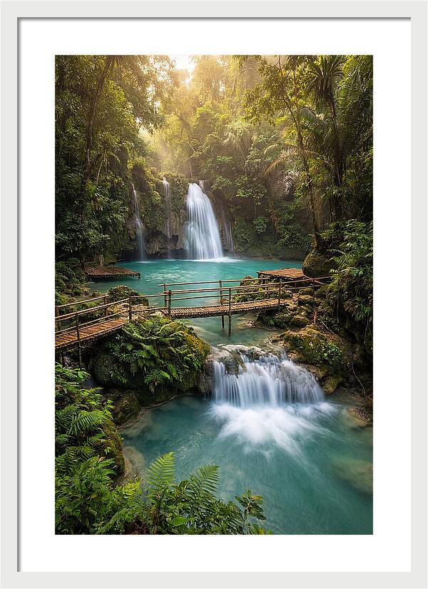 Kawasan Falls At Golden Hour