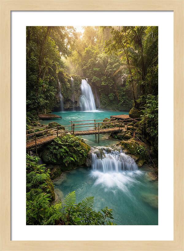 Kawasan Falls At Golden Hour