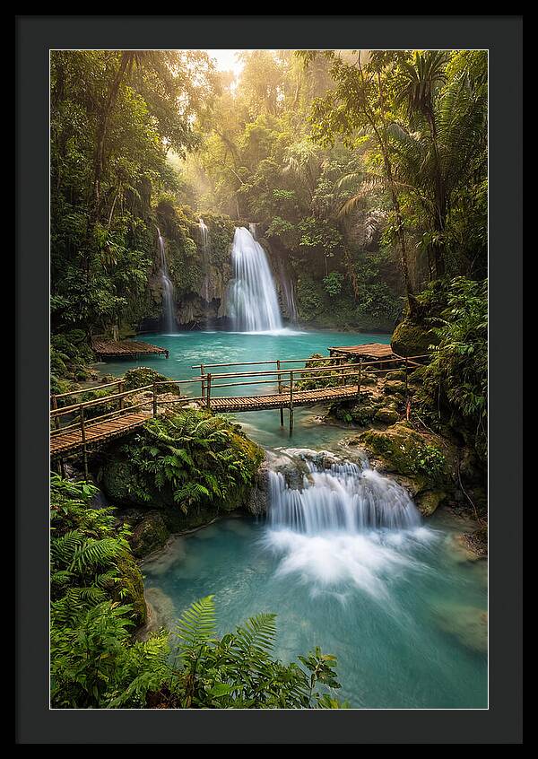Kawasan Falls At Golden Hour