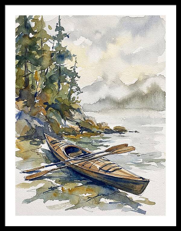 Kayak On Tranquil Waters
