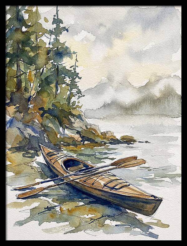 Kayak On Tranquil Waters