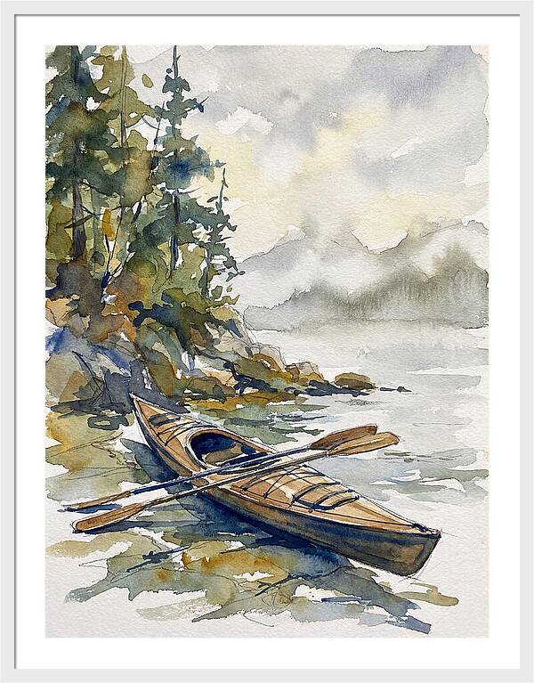 Kayak On Tranquil Waters