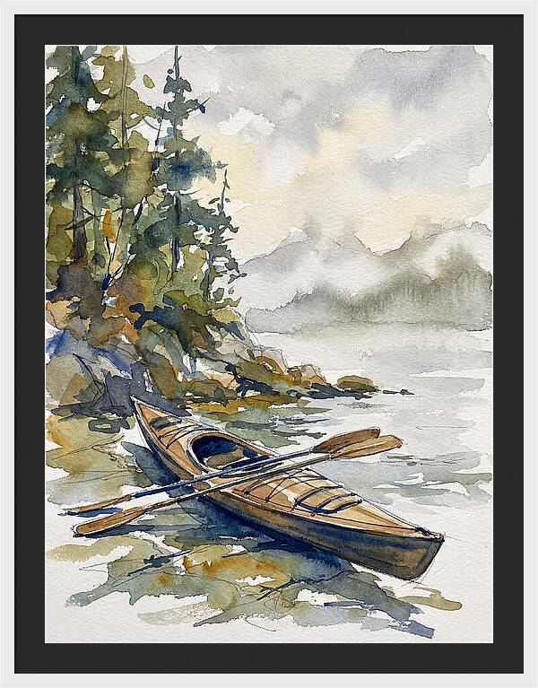 Kayak On Tranquil Waters