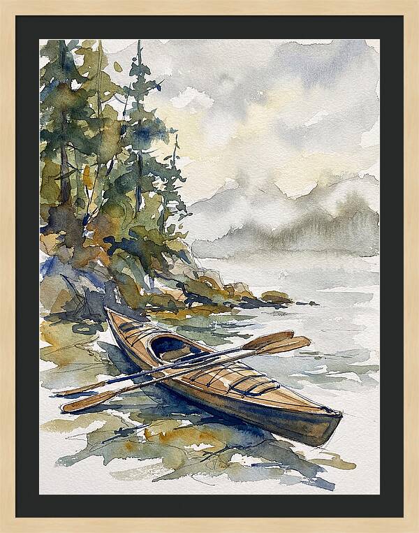 Kayak On Tranquil Waters