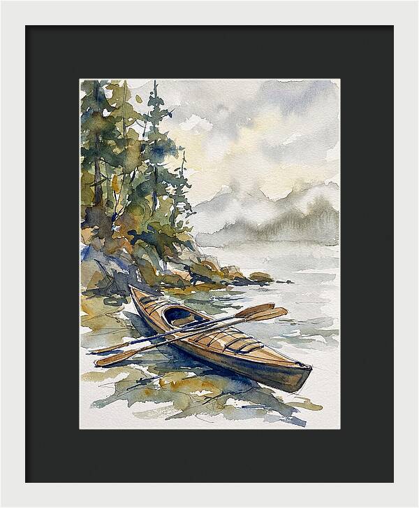 Kayak On Tranquil Waters