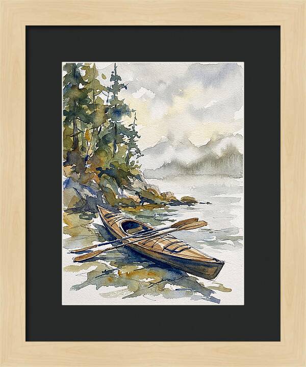 Kayak On Tranquil Waters