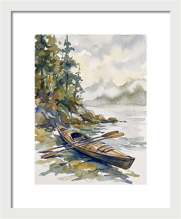 Kayak On Tranquil Waters