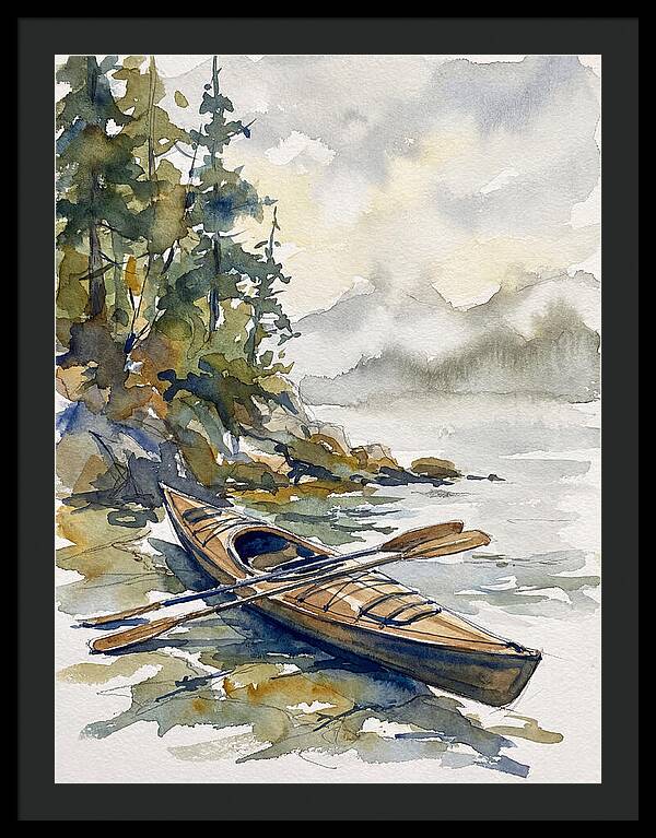 Kayak On Tranquil Waters