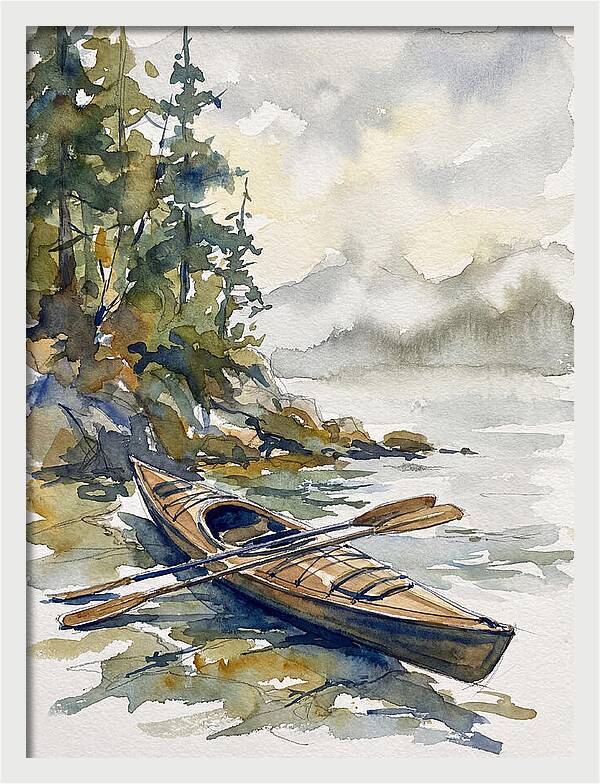 Kayak On Tranquil Waters