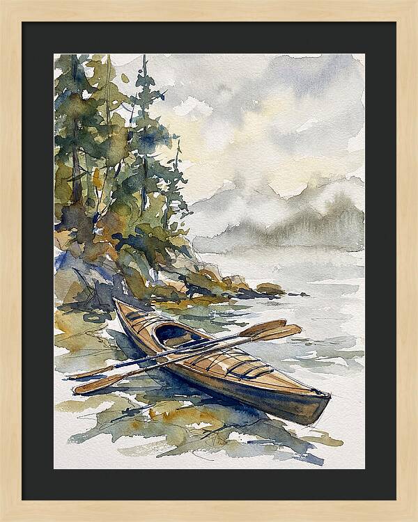 Kayak On Tranquil Waters