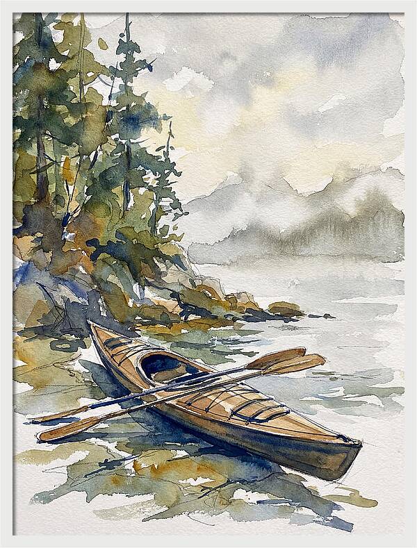 Kayak On Tranquil Waters