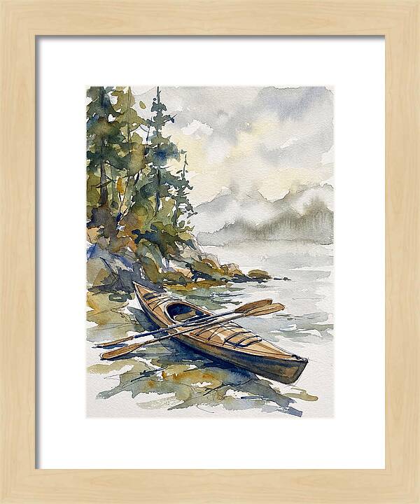 Kayak On Tranquil Waters