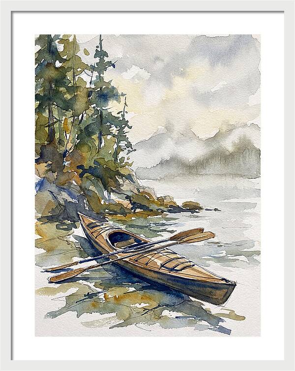 Kayak On Tranquil Waters