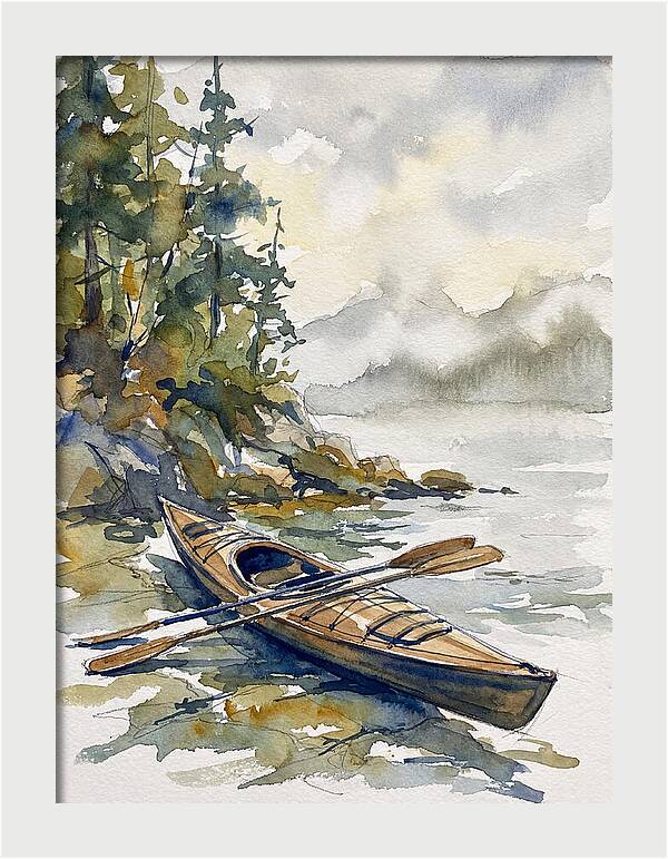 Kayak On Tranquil Waters
